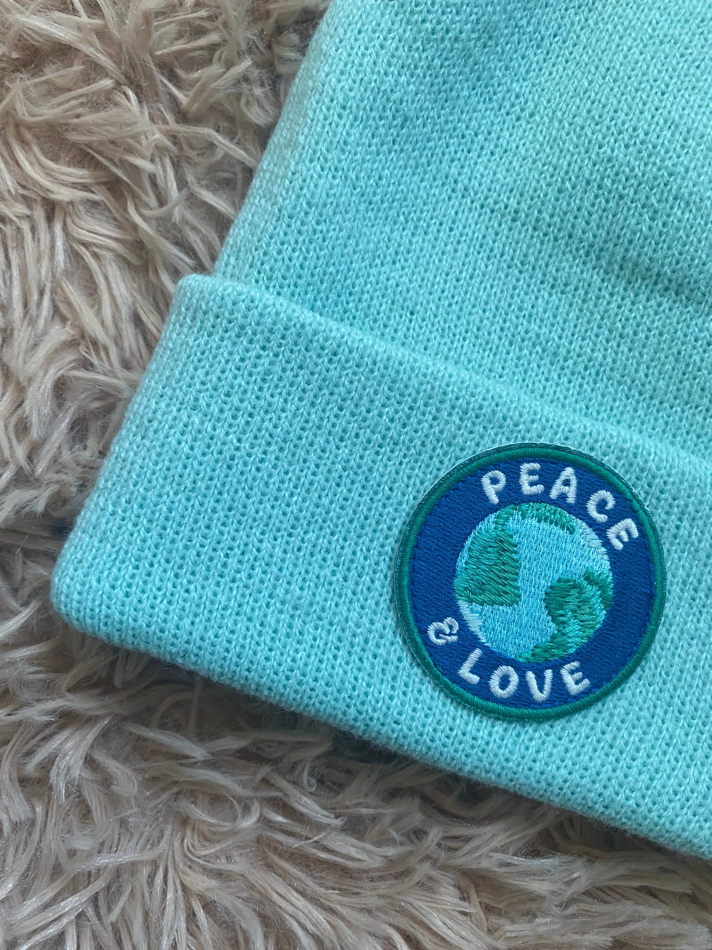 Happy camper adult beanie hat men women