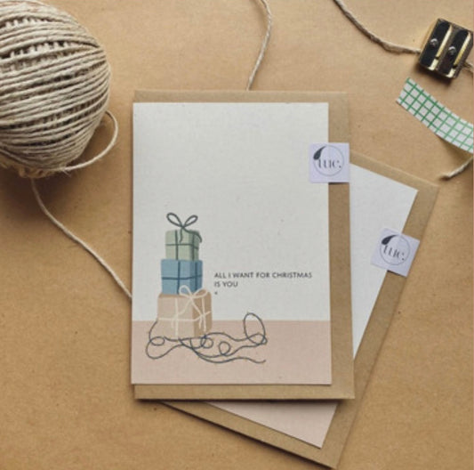 Irish made Eco friendly Christmas card